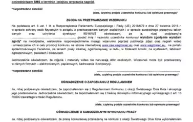 Oświadczenia