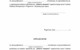 Załącznik nr 2 do Regulaminu konkursu- OŚWIADCZENIA